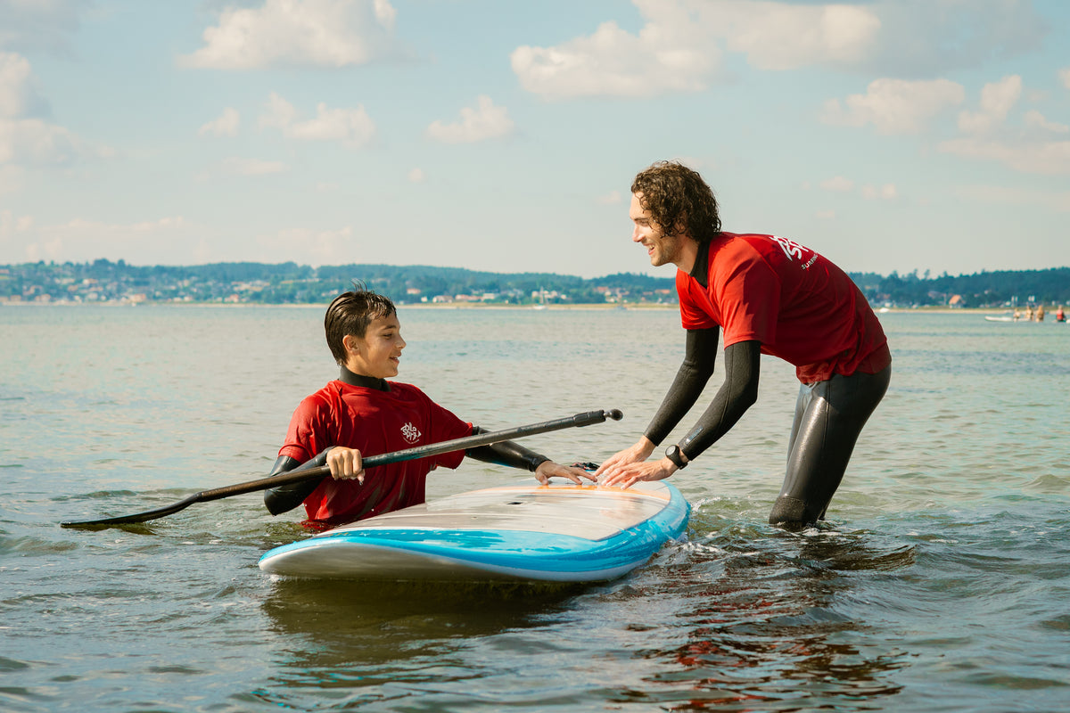 SUP und MEGA SUP für einen Schulausflug in Ebeltoft